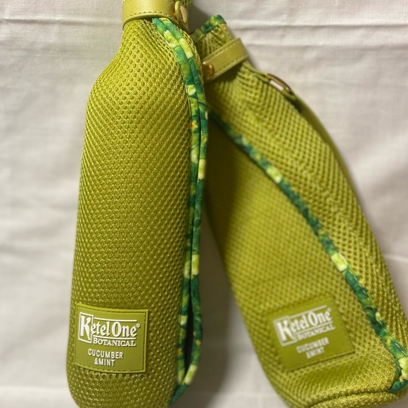 Ketel one liquor bag. Zips up lime green color 2 pack - Picture 8 of 8